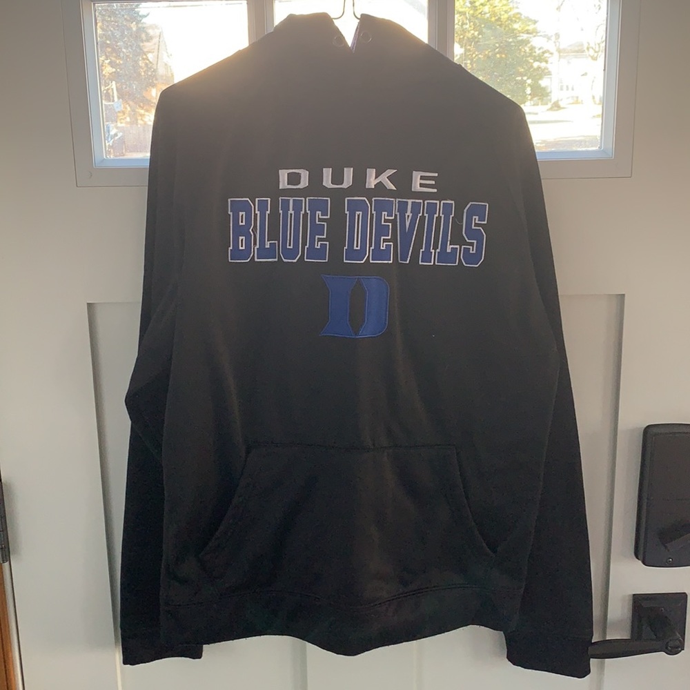 Men’s S colosseum black blue Devils sweatshirt